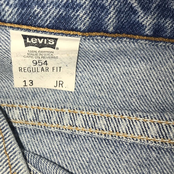 Levi’s Orange Tab High Waist Jeans Shorts - Picture 2 of 8